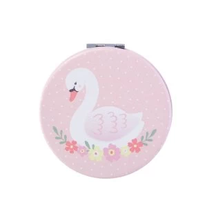 Sass & Belle Freya Swan Compact Mirror