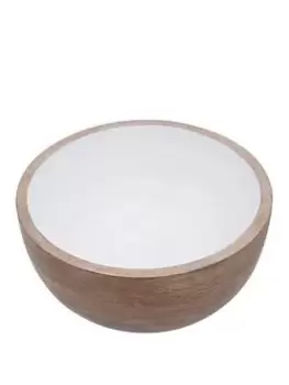 Premier Housewares Kara Mango Wood Round Bowl