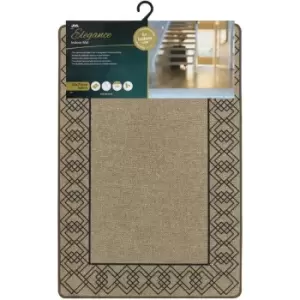 JVL Elegance Door Mat 50 x 75 cm, Diamond Border