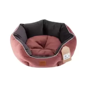 Waggy Tails Corduroy Round Dog Bed - Multi