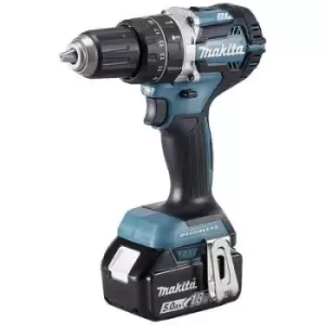 Makita DHP484T4JB 2-speed-Cordless impact driver incl. rechargeables, incl. spare battery, incl. third battery, incl. forth battery, incl. charger