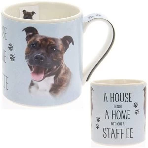 Fine China Staffie Mug By Lesser & Pavey