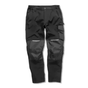 Result Mens Work-guard Slim Softshell Work Trouser (XS) (Black)