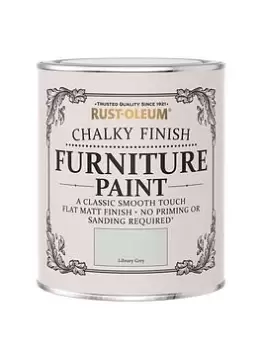 Rust-Oleum Chalky Furniture Paint Library Grey 750Ml