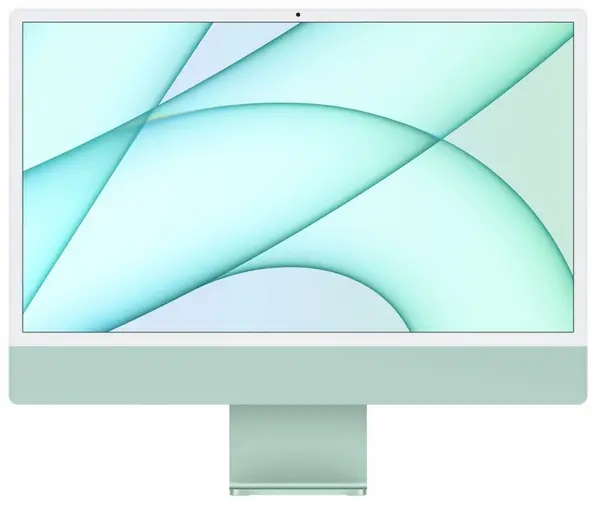 Apple iMac 24" 4.5K Retina Display M1 8 Core Chip 8GB RAM 256GB SSD 8 Core GPU Apple Mac OS, Green - MGPH3B/A