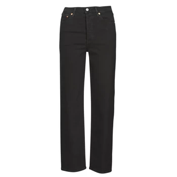 Levis RIBCAGE STRAIGHT ANKLE womens Jeans in Black - Sizes US 26 / 29,US 27 / 29,US 28 / 29,US 29 / 29,US 30 / 29