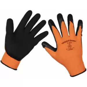 Worksafe - TSP140L/6 Foam Latex Gloves (Large) - Pack of 6 Pairs