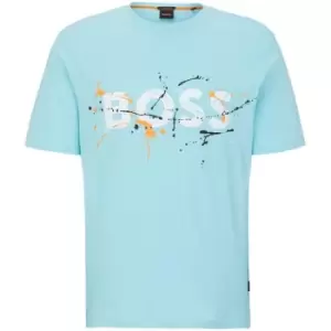 Boss Art T Shirt - Blue