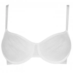 DKNY Mono Mesh Bra - White LUS