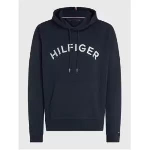 TOMMY HILFIGER Arched Logo Archive Fit Hoody - Blue