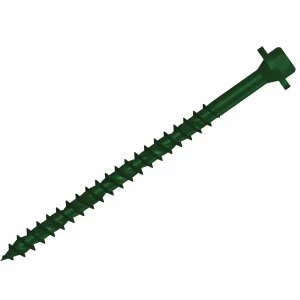 Forgefix Hexagonal Torx Timber Screws Green 7mm 250mm Pack of 40