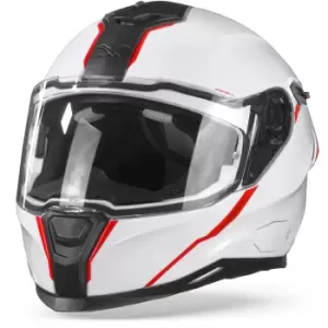 Nexx SX.100R Shortcut White Red 2XL