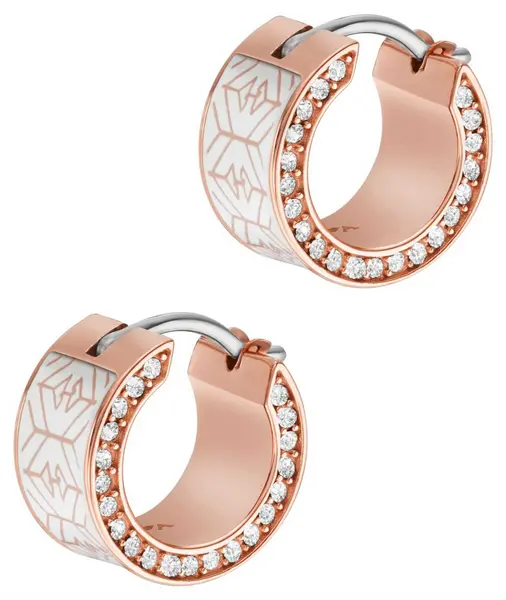 Emporio Armani EGS2962221 Hoop Earrings Rose Gold-Tone Jewellery