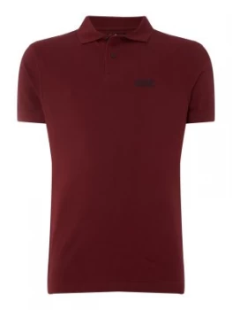 Mens Barbour Essential Polo Shirt Port