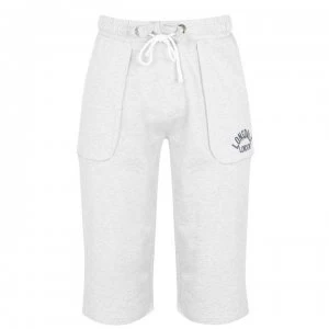 Lonsdale Box three quarter Jogging Bottoms Mens - Grey Marl