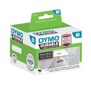 Dymo 2112284 Black on White Label Tape 19mm x 64mm