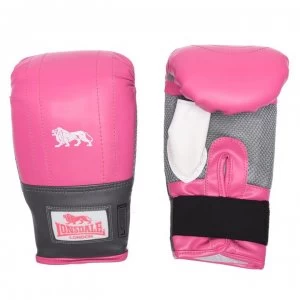 Lonsdale Club Bag Mitts - Pink/Grey