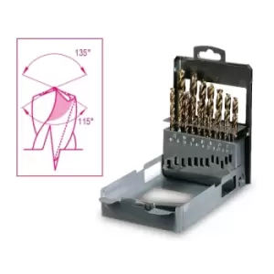 Beta Tools 416/SP19 19pc Specially Ground Double Penetration Drill Set 004160419