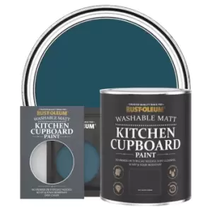 Rust-Oleum Kitchen Cupboard Paint, Matt finish - Commodore Blue - 750ml