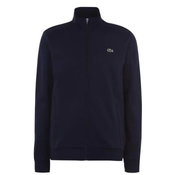 Lacoste Full Zip Funnel Sweatshirt - Blue