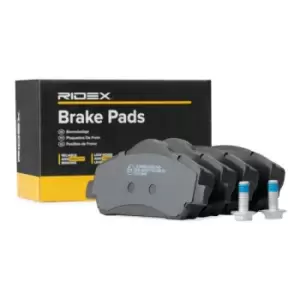 RIDEX Brake pad set PEUGEOT,CITROEN 402B0810 1608691380,1610699280,1619790580 1608691380,1610699280,1619790580