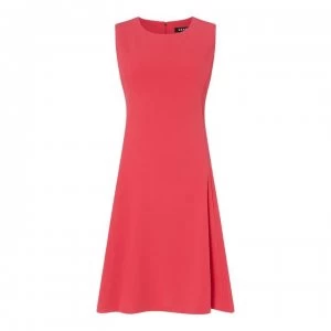 DKNY Slim Line Fit and Flare Dress Ladies - Hot Pink