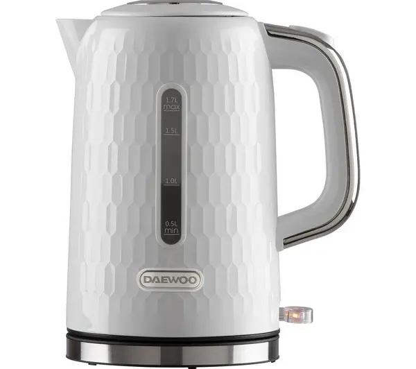 Daewoo SDA2600GE Jug Kettle - White 5024996959017