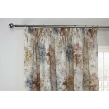 Woodland Blush - Pencil Pleat Curtains - 46x72"/117x183cm