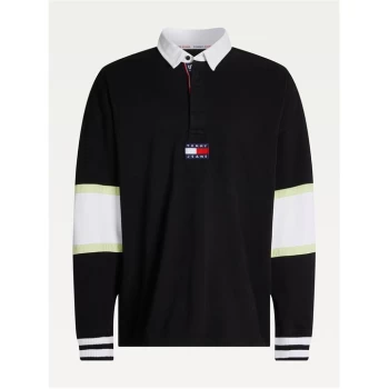 Tommy Jeans Tjm Tommy Badge Rugby - Black BDS