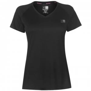 Karrimor Short Sleeve Run T Shirt Ladies - Black