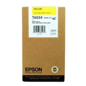 Epson T6034 Yellow Ink Cartridge