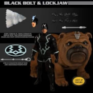 Mezco One:12 Collective Black Bolt and Lockjaw Action Figure