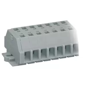 WAGO 261-112 12-way 2 Conductor Fixing Flanges Terminal Strip Grey...