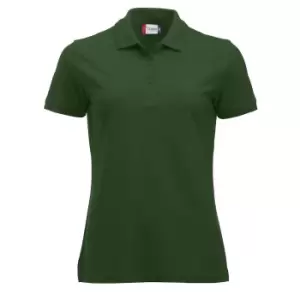 Clique Womens/Ladies Manhattan Polo Shirt (M) (Bottle Green)