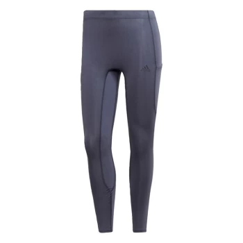 adidas FastImpact Shiny Running 7/8 Tights Womens - Shadow Navy