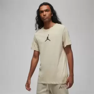 Air Jordan Jumpman Mens Short-Sleeve Crew T Shirt - Beige