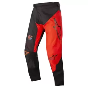 Alpinestars Racer Supermatic Pants Black Bright Red 34