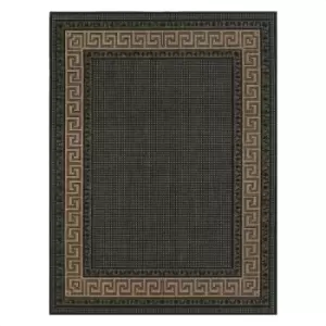 Oriental Weavers Greek Key Flatweave Rug - 80 x 150cm - Grey