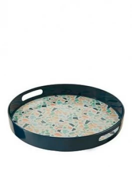 Premier Housewares Mimo Terrazzo Round Serving Tray