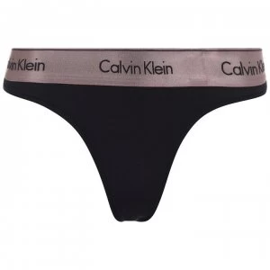 Calvin Klein Metallic Thong - Rose Gold 001