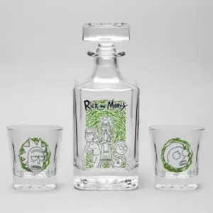 Rick and Morty Decanter and Glasses Set