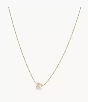 Fossil Women Mother-of-Pearl Station Necklace