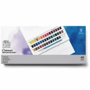 Winsor and Newton Cotman Watercolour 45 Half Pan Studio Set, none