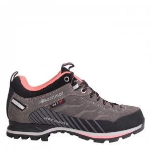 Karrimor Hot Route Ladies Waterproof Walking Shoes - Charcoal/Coral