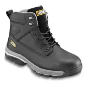 Jcb Fast Track Black Safety Boots, Size 11