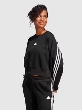 adidas Sportswear Sportswear Future Icons Sweatshirt, Black, Size S, Women