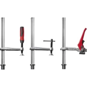 G-clamp for welding tables with 2K-handle Bessey TW28-30-14-2K Span width (max.):300 mm Nosing length:140 mm