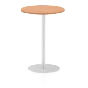 Italia Poseur Table Round 600 Top 1145 High Oak