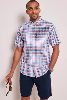 Help For Heroes Short Sleeve Oxford Gingham Shirt