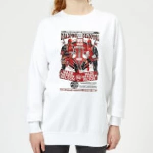 Marvel Deadpool Kills Deadpool Womens Sweatshirt - White - XL